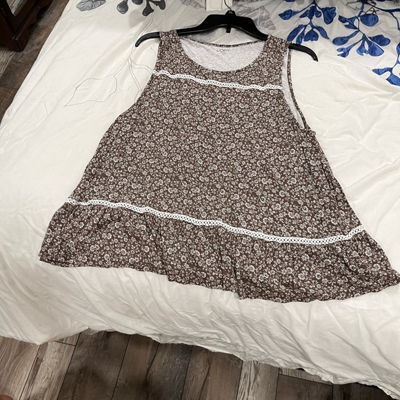 LOFT TANK floral Brown - Picture 1 of 3